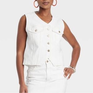 Universal thread denim vest